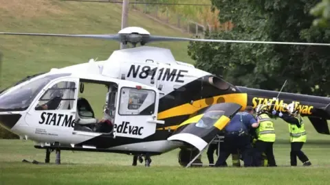 A group of officers wounded in PA, three of whom in grave condition
